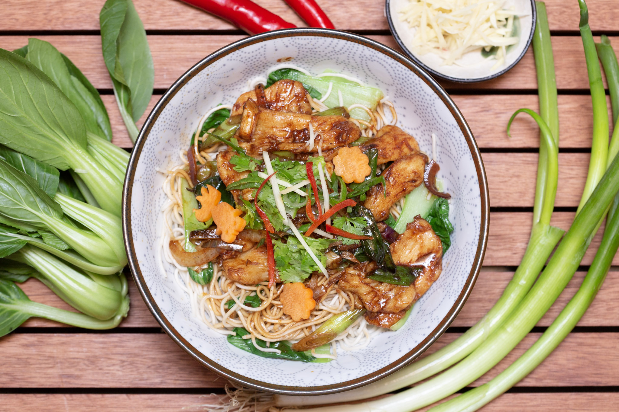 Chao Mien mit Gemüse